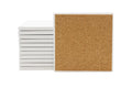 Ceramic Tiles for Crafts and Coasters - 4" Square Tiles with Cork Backers | 12 Pack