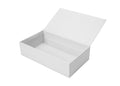 Ready to Decorate White Paperboard Box with Hinged Lid, 8.5 x 5 x 2.25 Inches -Pack of 3