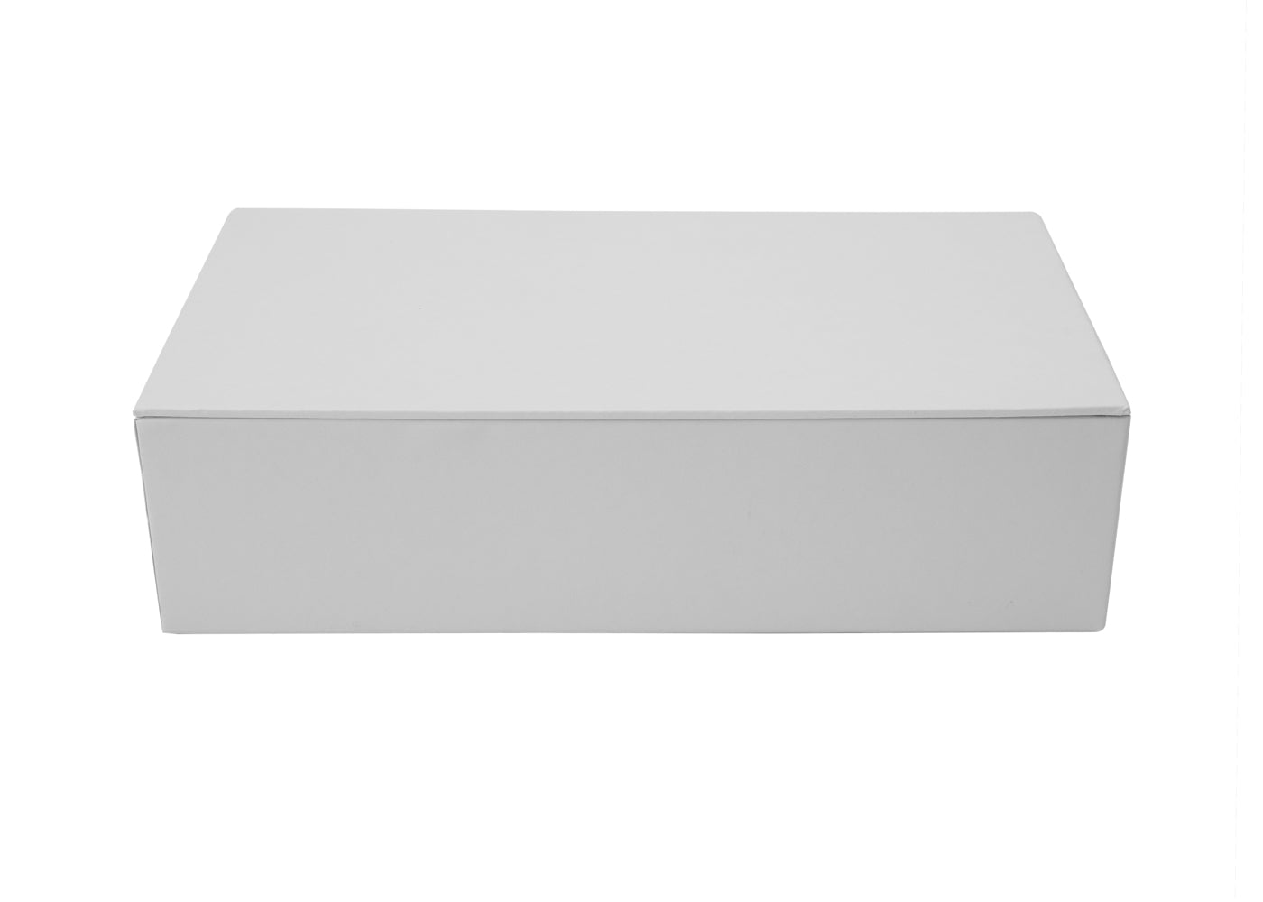 Ready to Decorate White Paperboard Box with Hinged Lid, 8.5 x 5 x 2.25 Inches - view 6