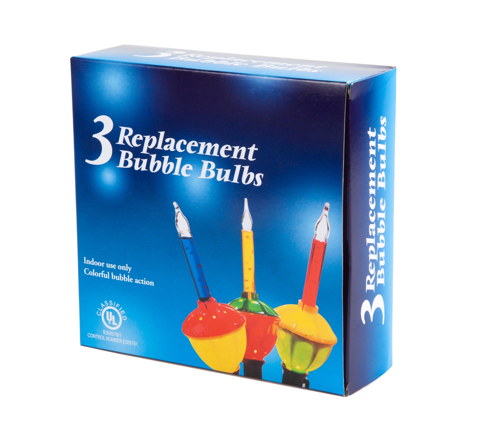 Classic Christmas Holiday Bubble Light Replacements - 3 Pack - for night light