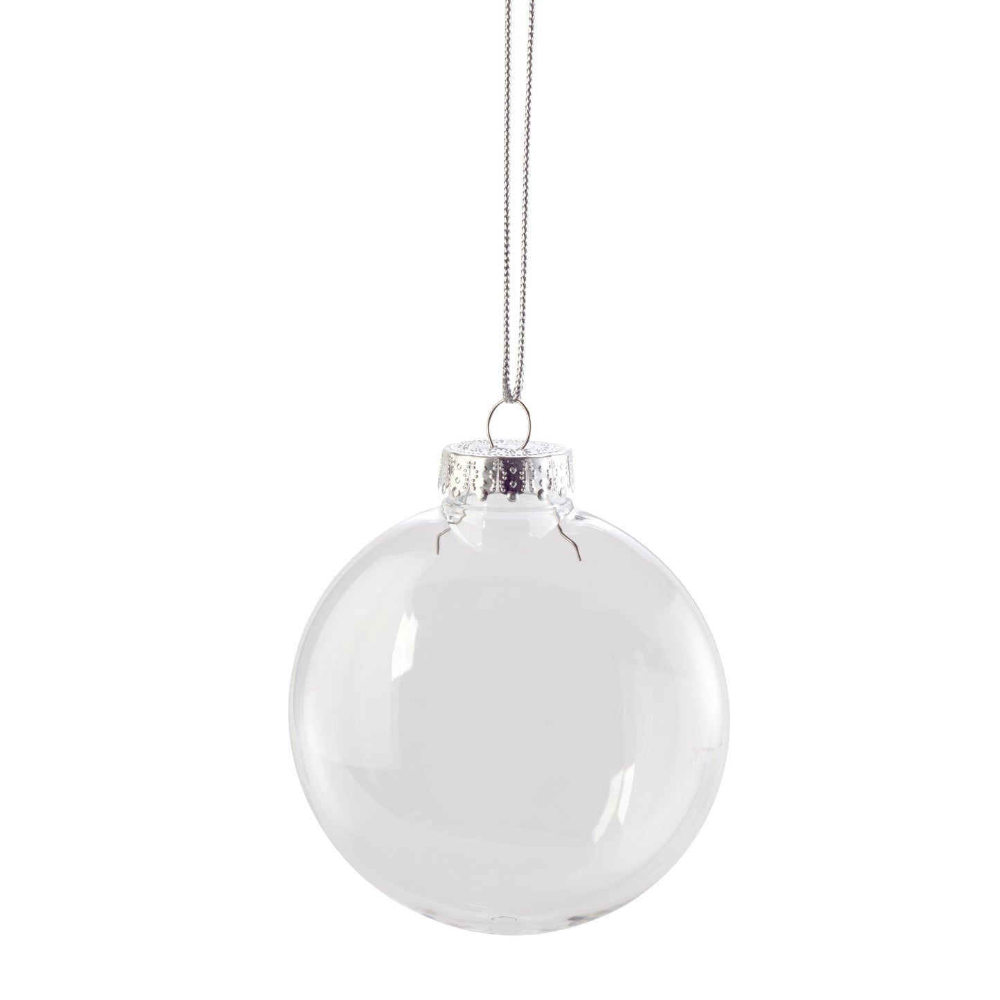 Clear Plastic Round Disc Ornaments 100mm (3.94") Great For Crafts - Box of 12 - view 10