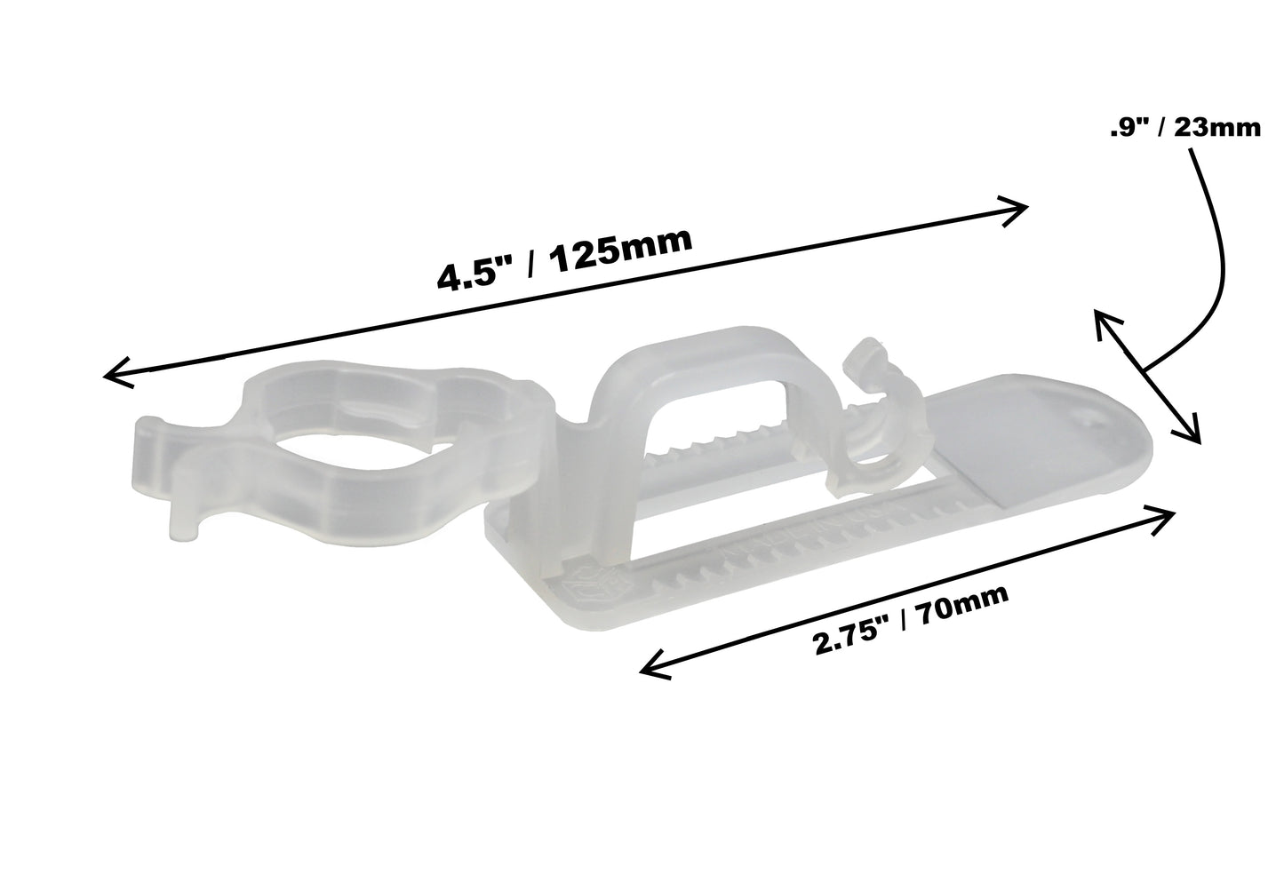 Projectpak All in One Clip for Holiday Lighting for Gutters and Shingles - - close-up