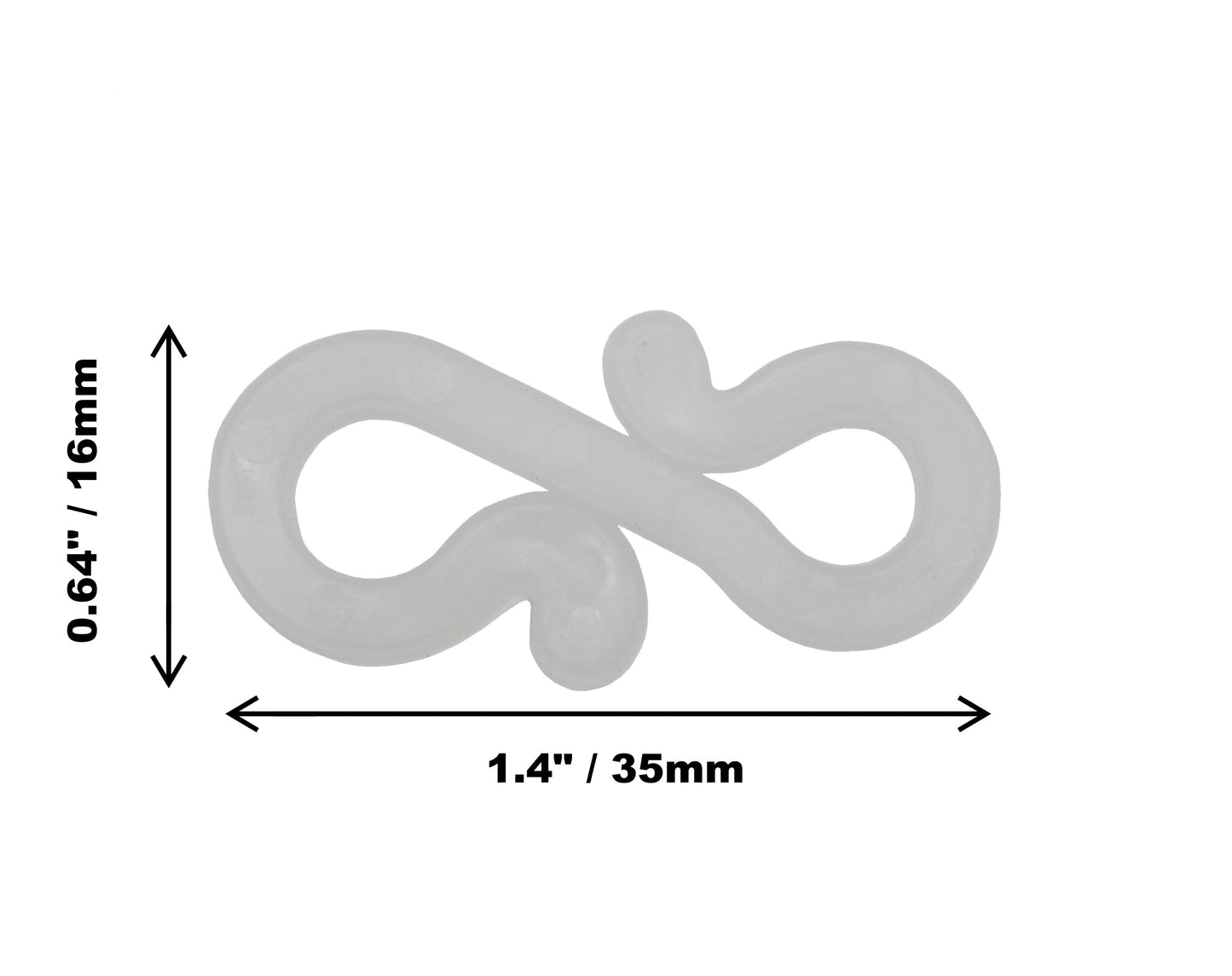 Projectpak Mini Gutter Hooks for Christmas Holiday Light Strings, Hook Mini - side view