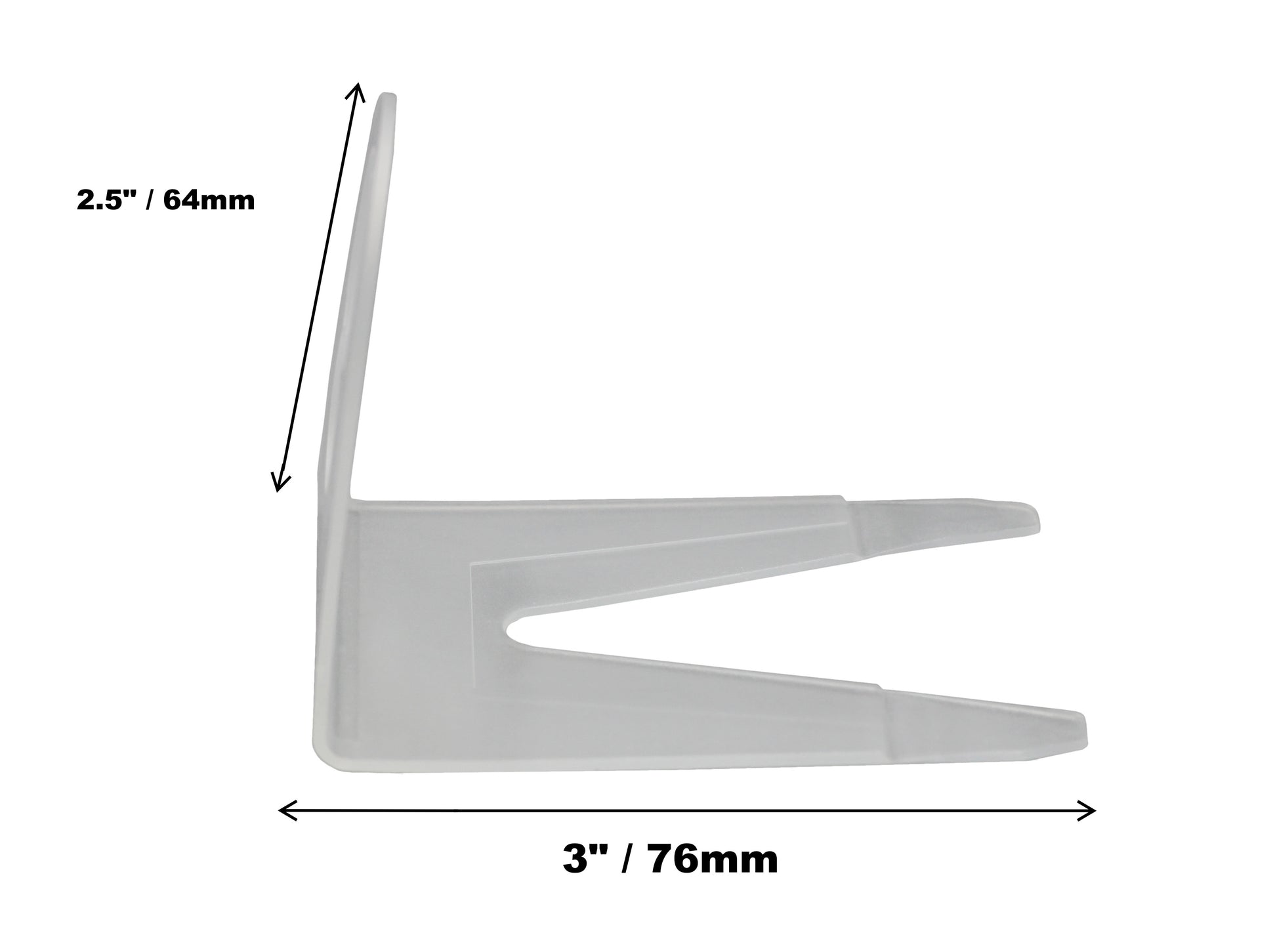 Projectpak Shingle Tab Light Clip for Christmas Lights, Fits C9 C7 for Hanging - side view