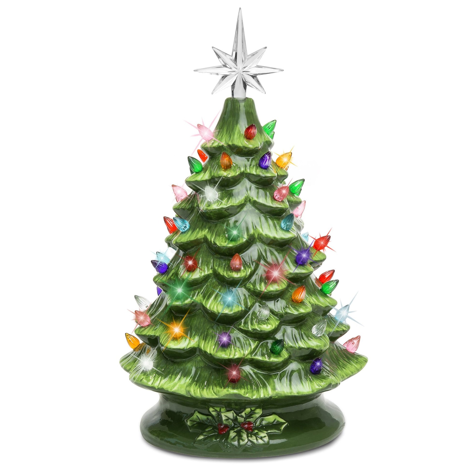 Creative Hobbies® Plastic Lites for Ceramic Christmas Trees, Medium Twist Light - close-up