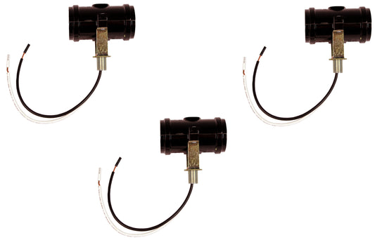 DBLSKT Medium Base E26 Double Light Fixture Socket, With 1/8 IP Bracket, Pack