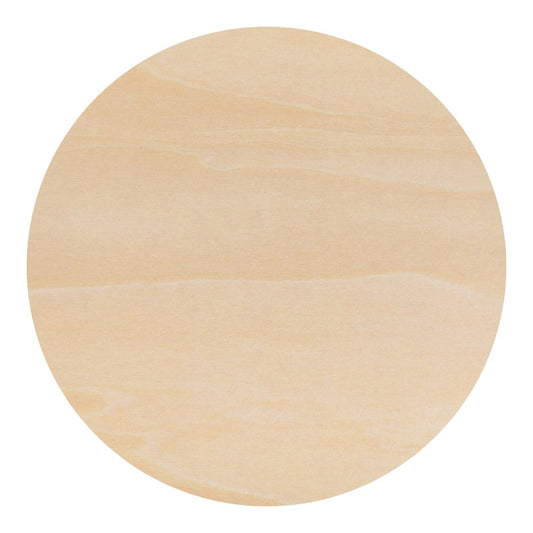 Creative Hobbies 12 inch Round Circle Cutout Shapes, DIY Unfinished Wood Craft