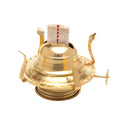Brass Plated Oil Burner Replacement for Antique Kerosene Lamps (1 Pack)