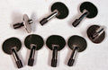 E237 Childproof Safety Key for Wind Up Music Box Musical Movements, 5/8 Inch Long Silver - Wholesale Lot of 8 Keys