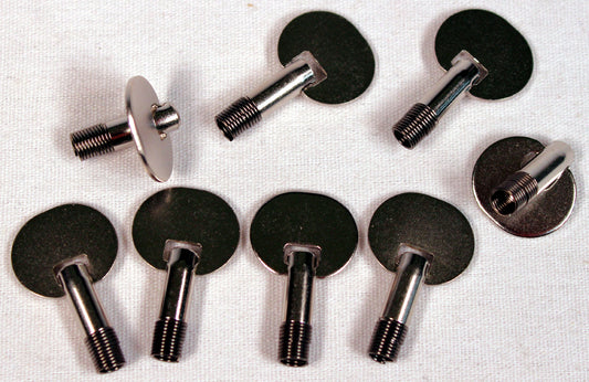 E237 Childproof Safety Key for Wind Up Music Box Musical Movements, 5/8 Inch - nickel
