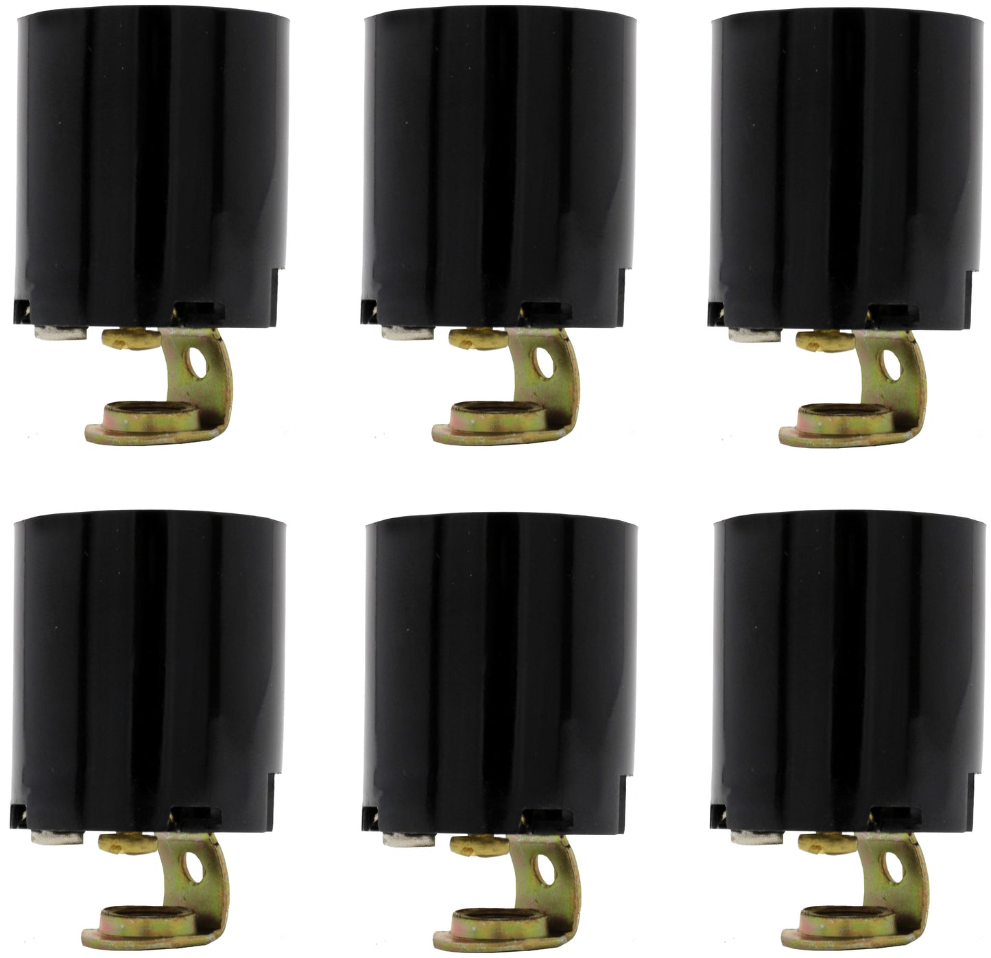 Phenolic (Bakelite) Medium Base Fixture Socket, for Incandescent Bulbs, - plastic