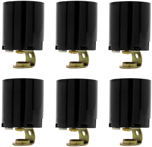 Phenolic (Bakelite) Medium Base Fixture Socket, for Incandescent Bulbs, - plastic