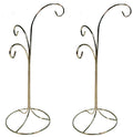 Ornament Display Stand Holder Hanger has 3 Hooks, 13" Tall -Pack of 2 Stands