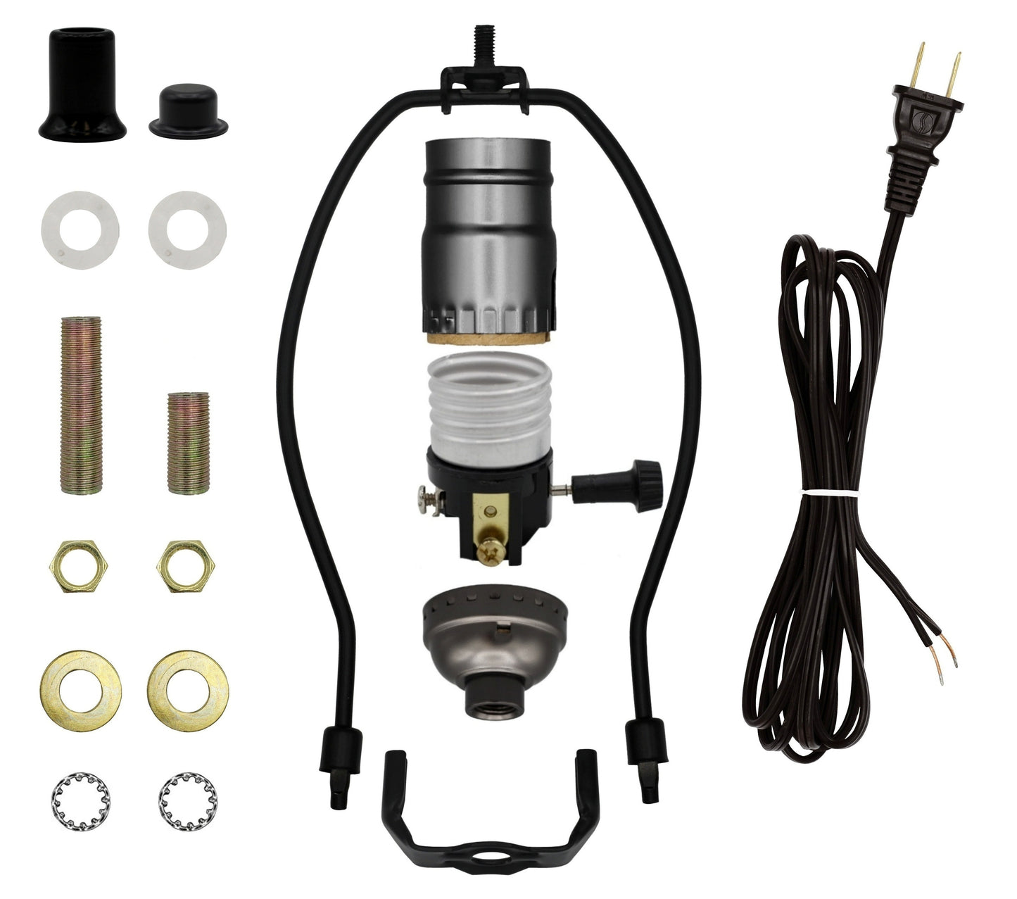 Floor Lamp Making Kit - Repair or Rewire Lamps with All Premium Essential - metal, for diy
