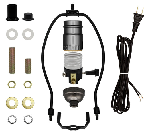 Floor Lamp Making Kit - Repair or Rewire Lamps with All Premium Essential - metal, for diy