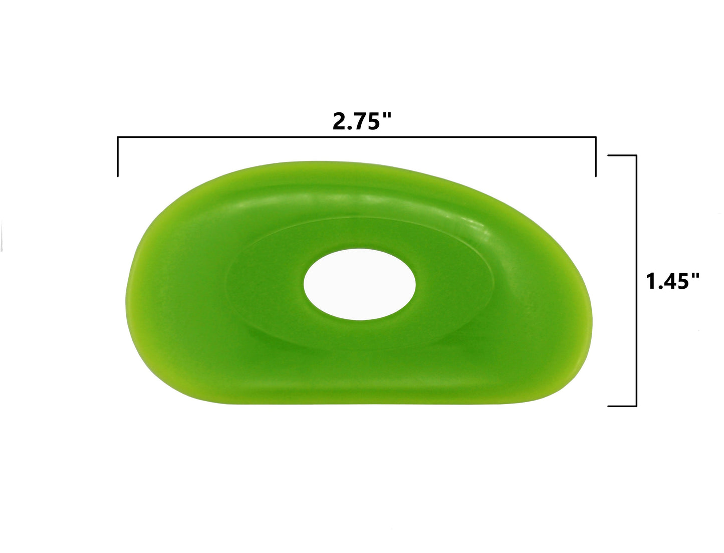 Green Medium Firm Silicone Pottery Ribs - view 5