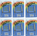 Creative Hobbies Deluxe Plate Display Hangers, Spring Style, Expandable to Hold 5 to 7 Inch Plates- Gold Wire Spring Type, Hanger Hooks & Nails Included -Pack of 6 Hangers