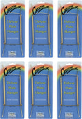 Creative Hobbies Deluxe Plate Display Hangers, Spring Style, Expandable to Hold 10 to 14 Inch Plates- Gold Wire Spring Type, Hanger Hooks & Nails Included -Pack of 6 Hangers