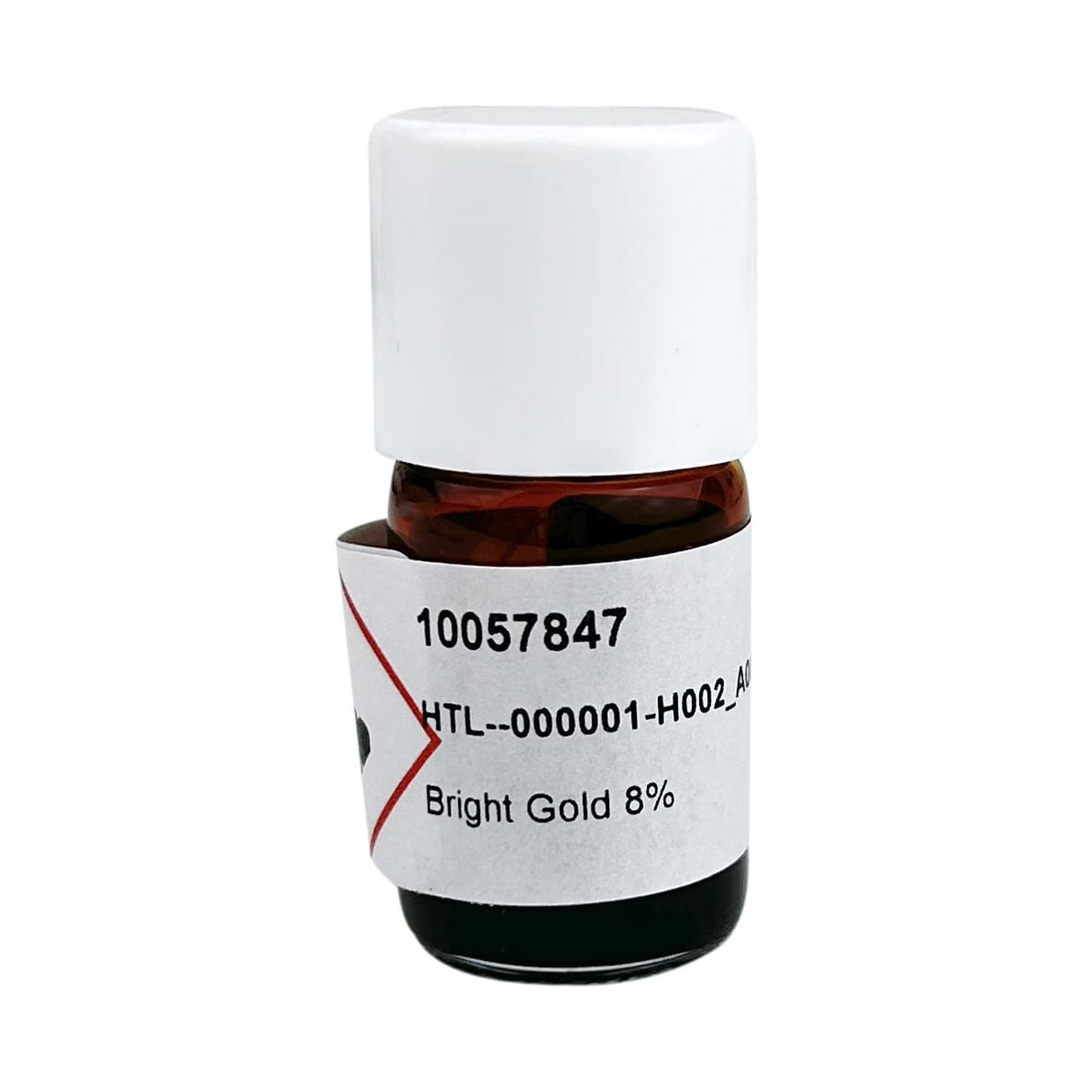 Colorobbia Liquid Bright Gold 8% Overglaze for Kiln-Fired Ceramics - 2 Grams - metal
