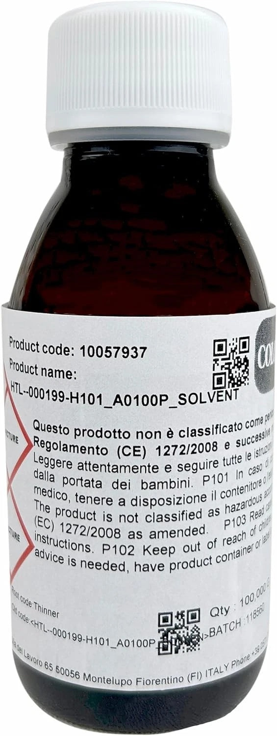 Colorobbia Overglaze Thinner for Ceramic Lusters - 100g Bottle - metal