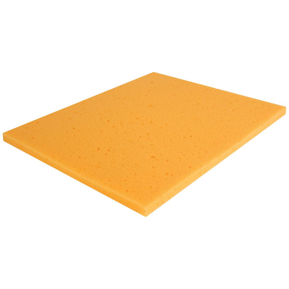 Pack of 3 Synthetic Silk Sponge Sheets -Big 12 x 10 x 1/2 Inch Size for - side view