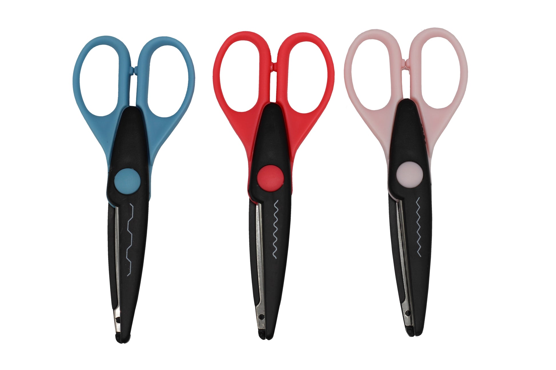 Creative Hobbies 12 Paper Edger Scissors with Organizer Stand! Great for - side view