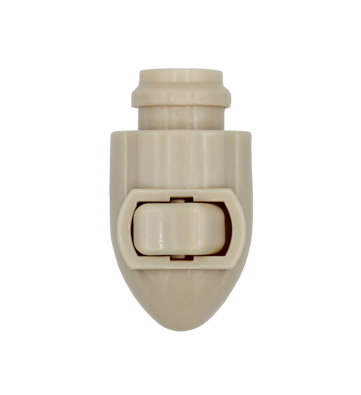 Plug In Night Light Module, Ivory Color Plastic, Great for Making Your Own - side view