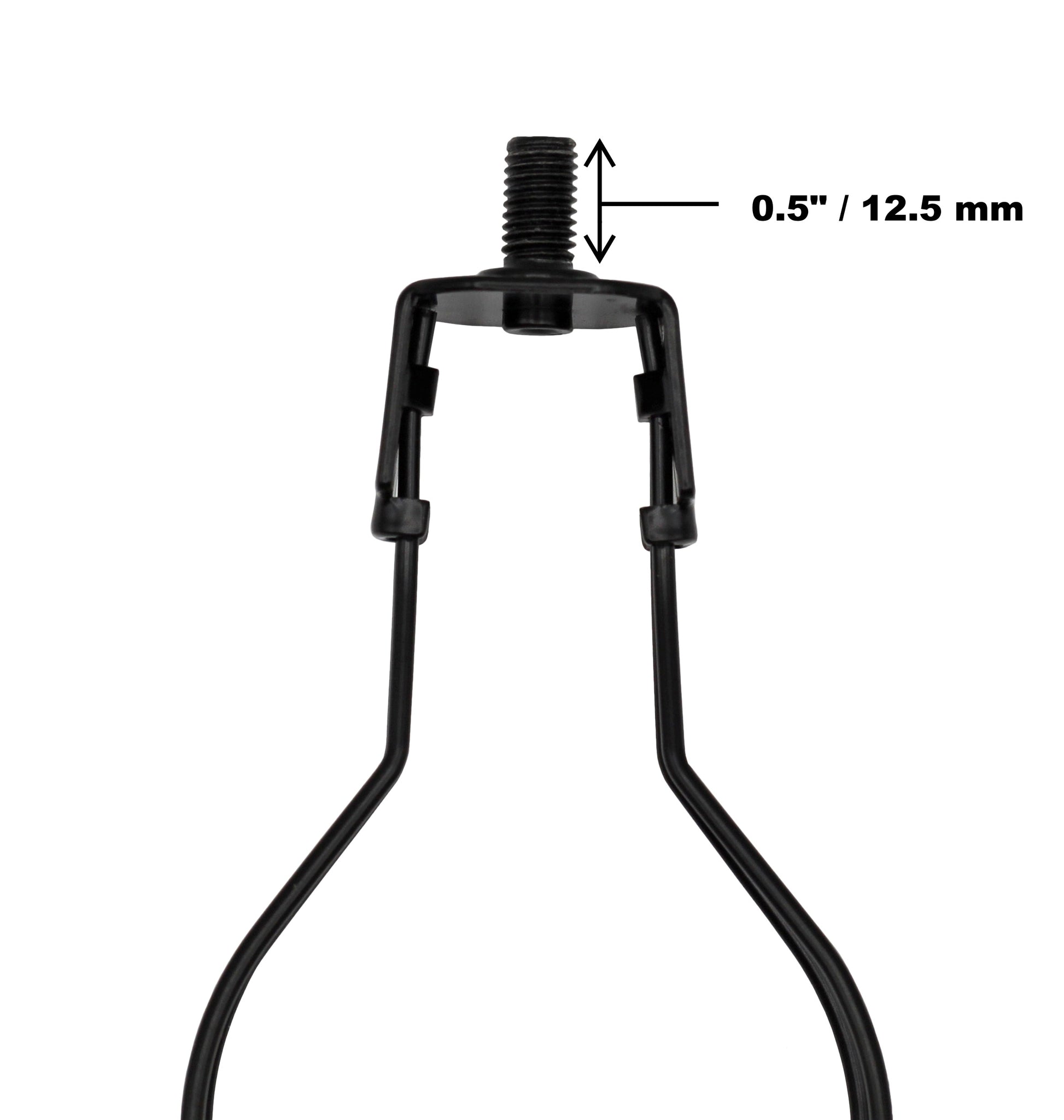 Lamp Shade Light Bulb Clip Adapter Clip on with Shade Attaching Finial Top, - detail