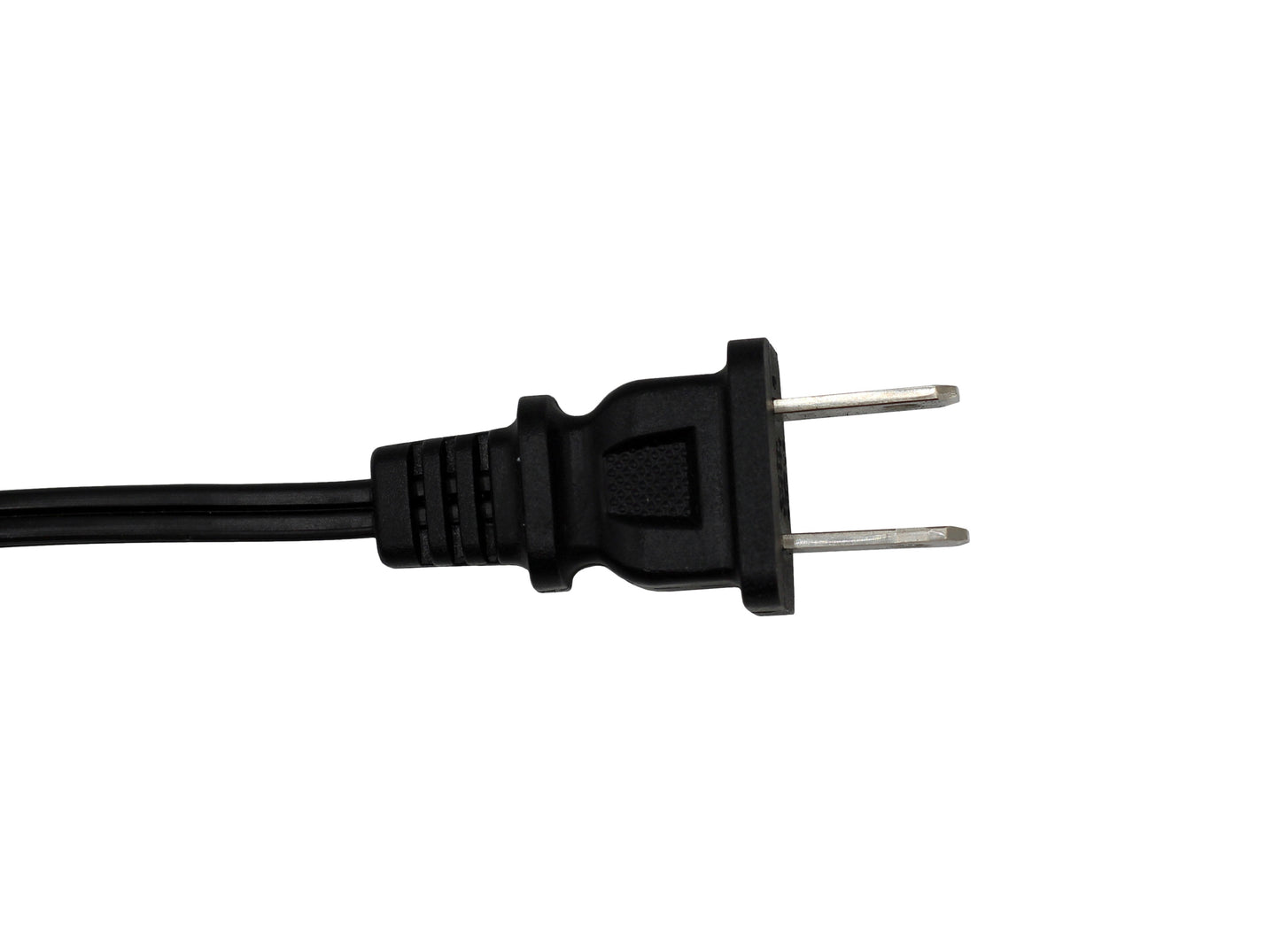 Black 6-foot lamp cord with rotary switch and polarized plug