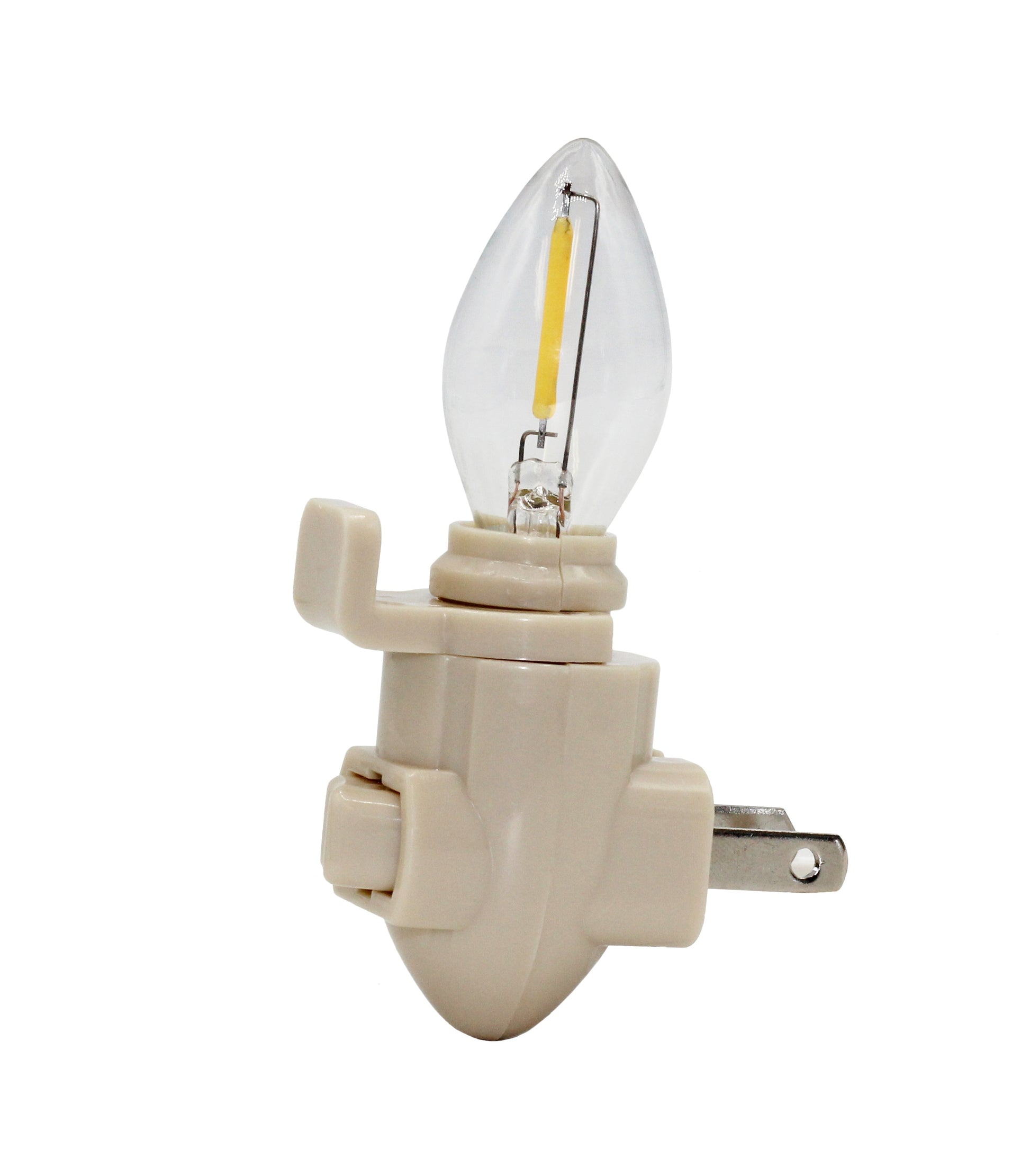 Plug In Night Light Module, Ivory Color Plastic, Great for Making Your Own - view 5