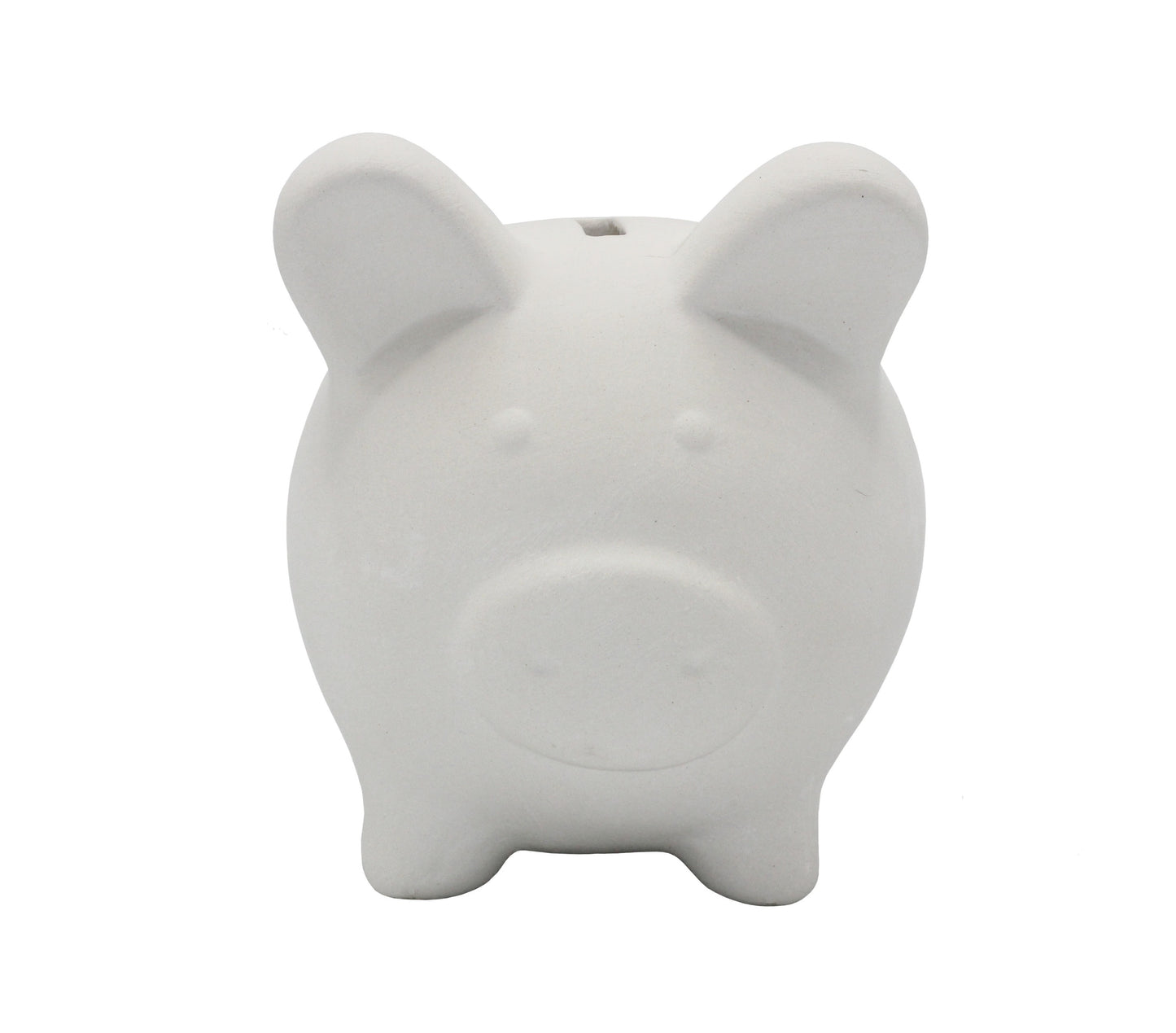 4 Pack of Ready to Paint Ceramic Bisque Piggy Banks - view 7