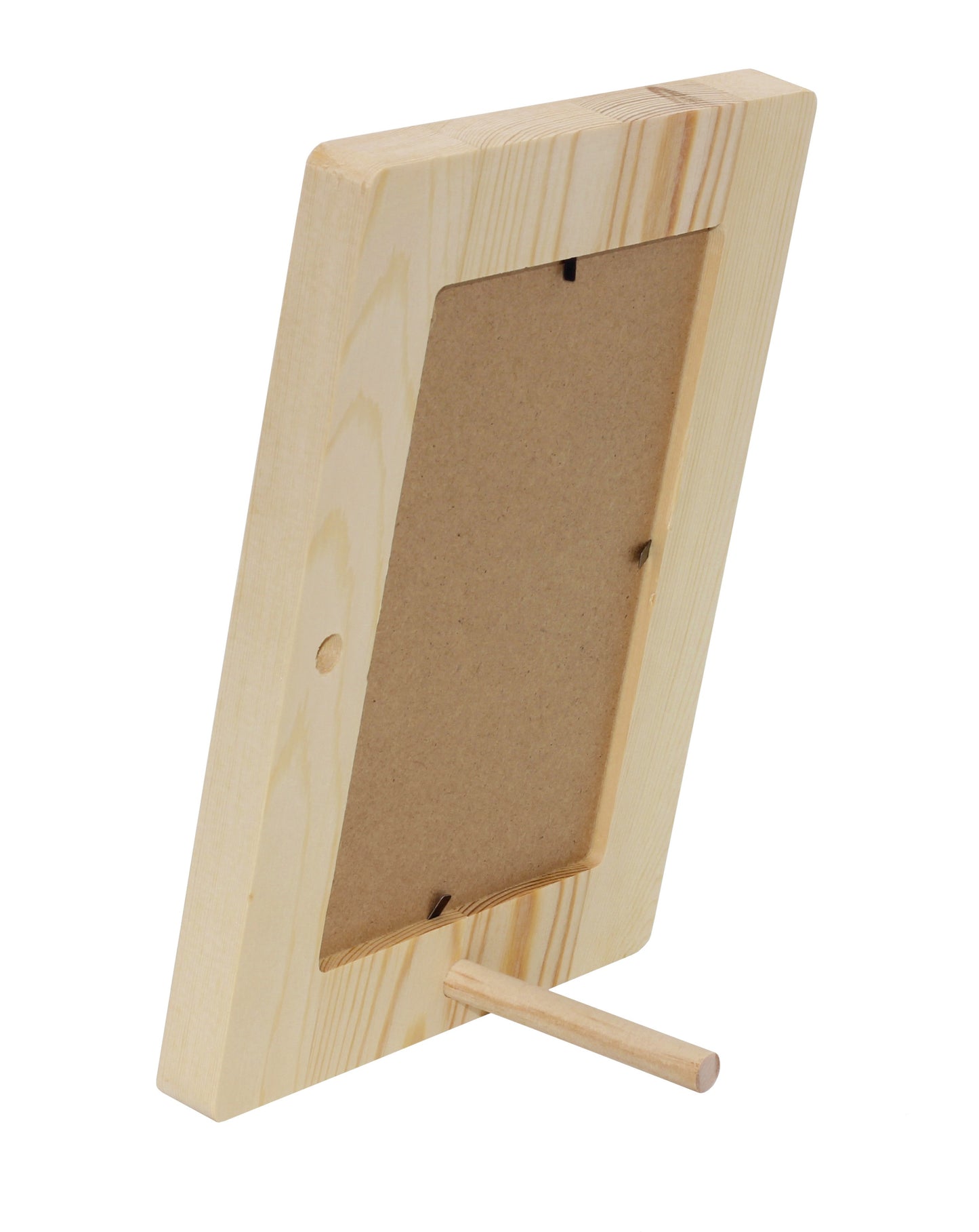 Creative Hobbies Unfinished Wood Sanded Curve Picture Frame, Paint or Decorate - detail