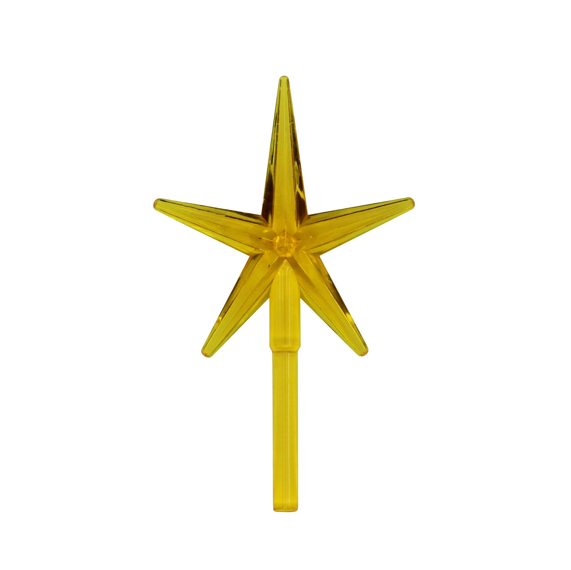 6 Pack Multicolor Stars Ceramic Christmas Tree Lights Plastic Light Decorations - view 6