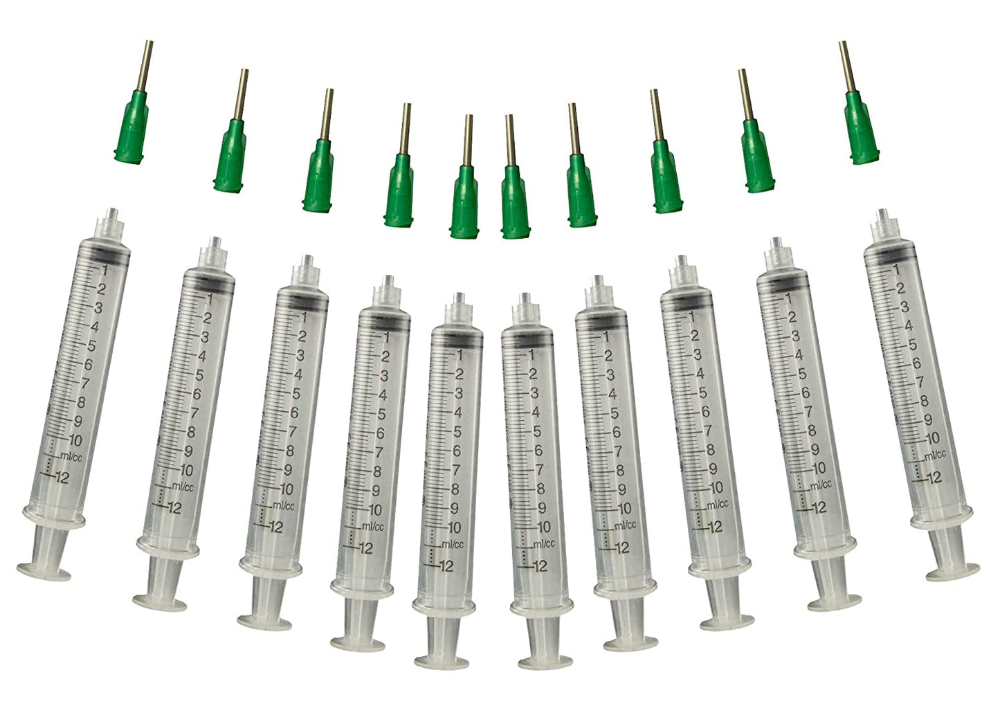 Glue Applicator Syringe for Flatback Rhinestones & Hobby Crafts, 10 Ml with 14 - stainless steel