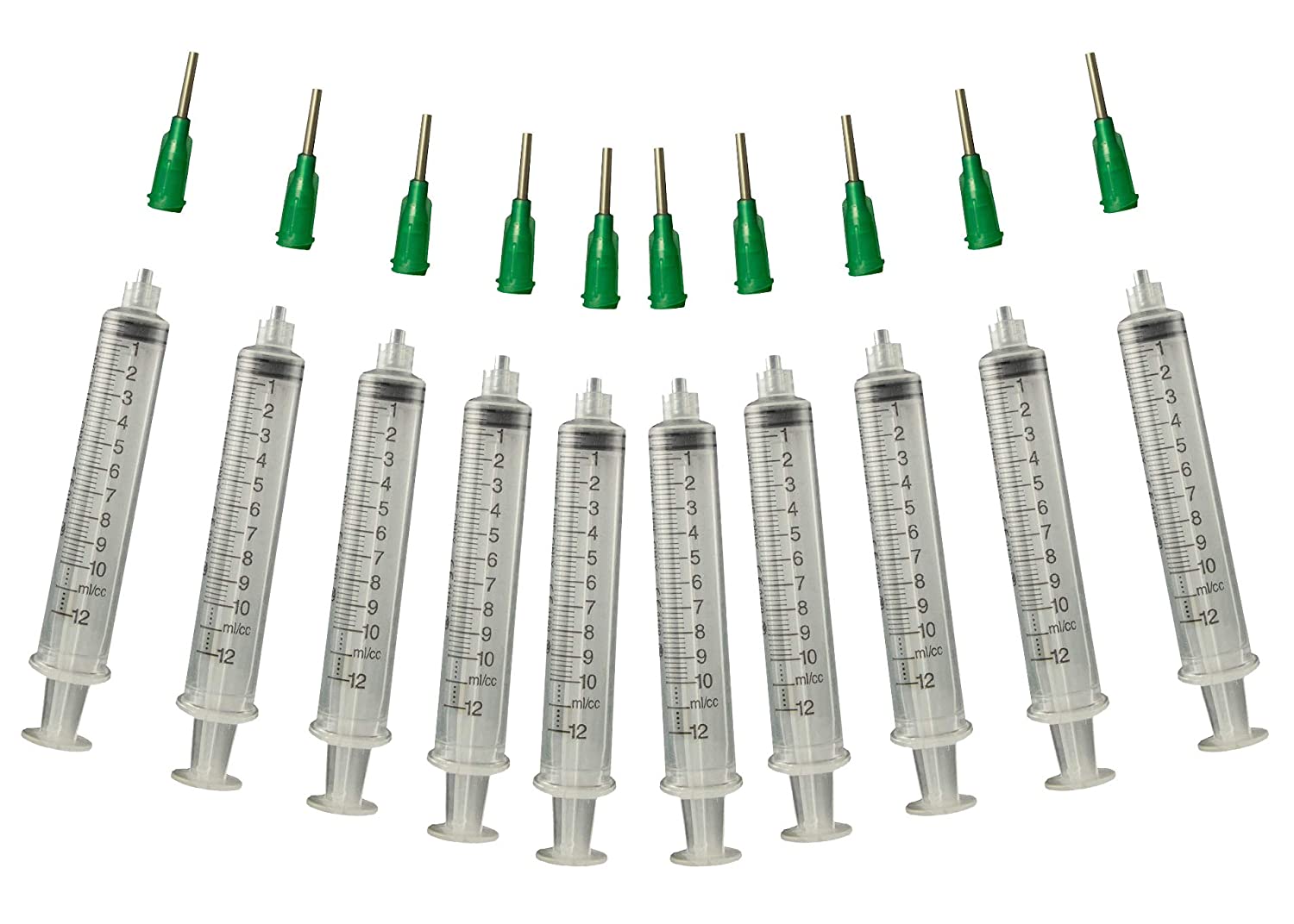 Glue Applicator Syringe for Flatback Rhinestones & Hobby Crafts, 10 Ml with 14 - stainless steel