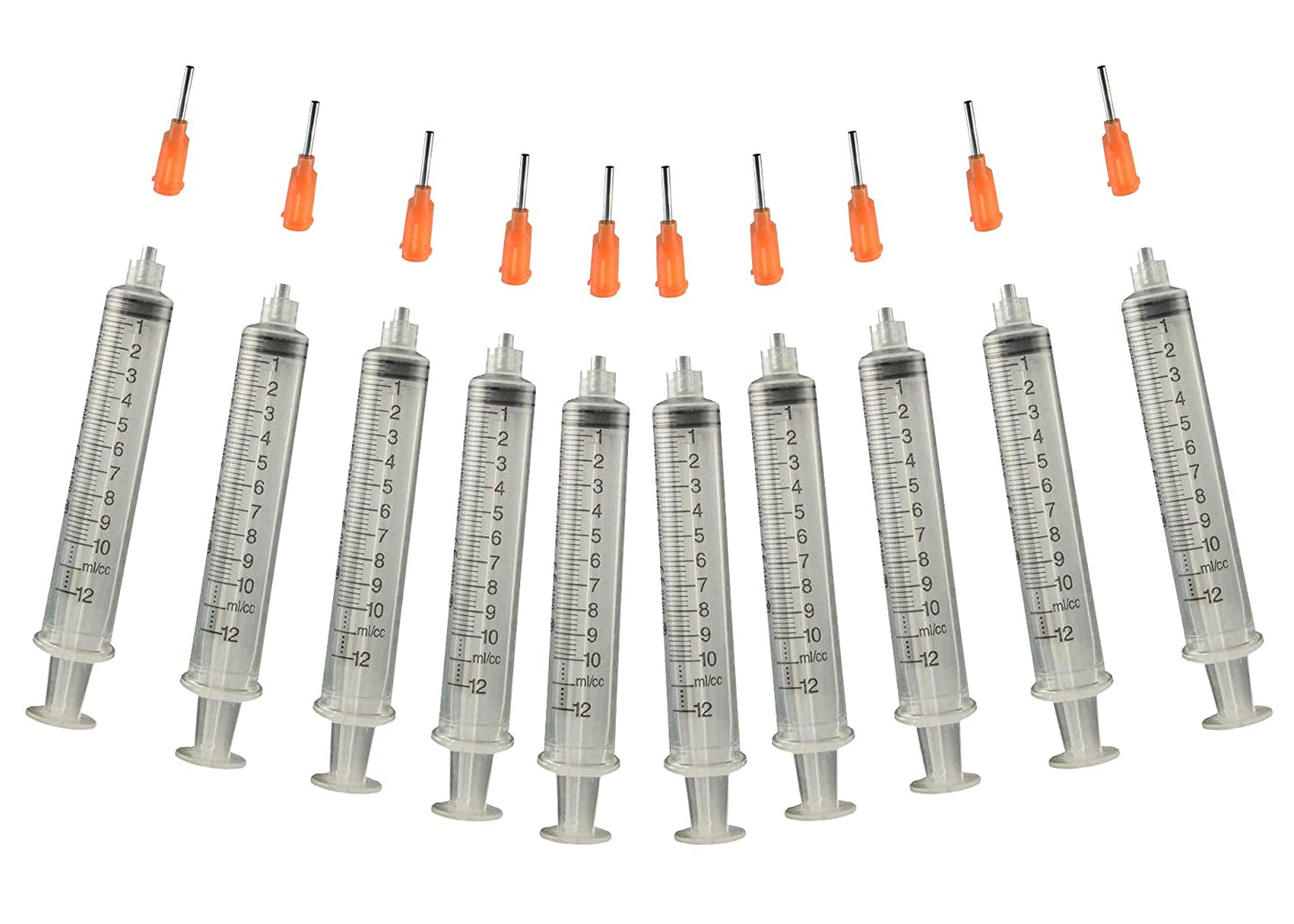 Glue Applicator Syringe for Flatback Rhinestones & Hobby Crafts, 10 Ml with 14 - stainless steel