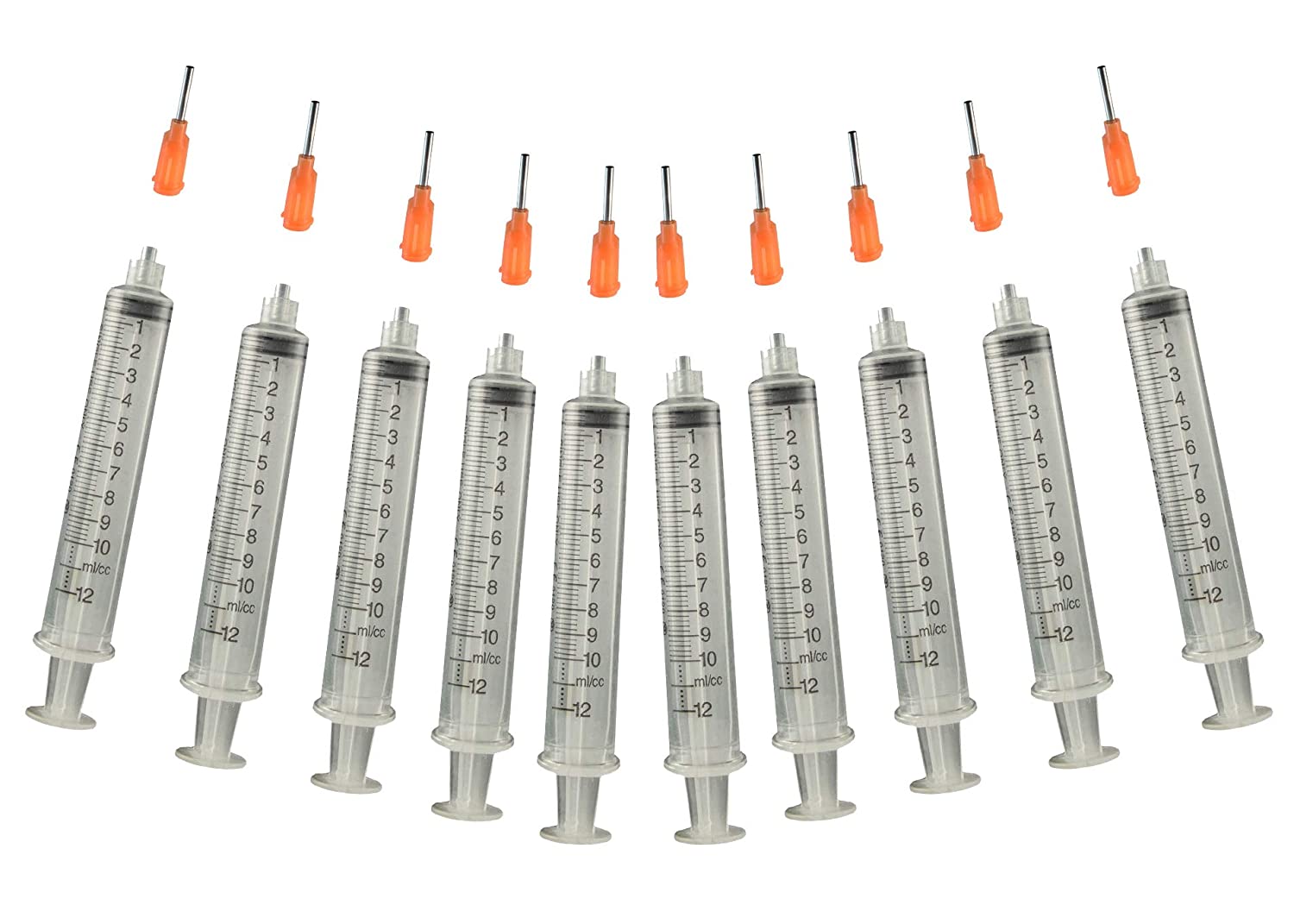Glue Applicator Syringe for Flatback Rhinestones & Hobby Crafts, 10 Ml with 14 - stainless steel