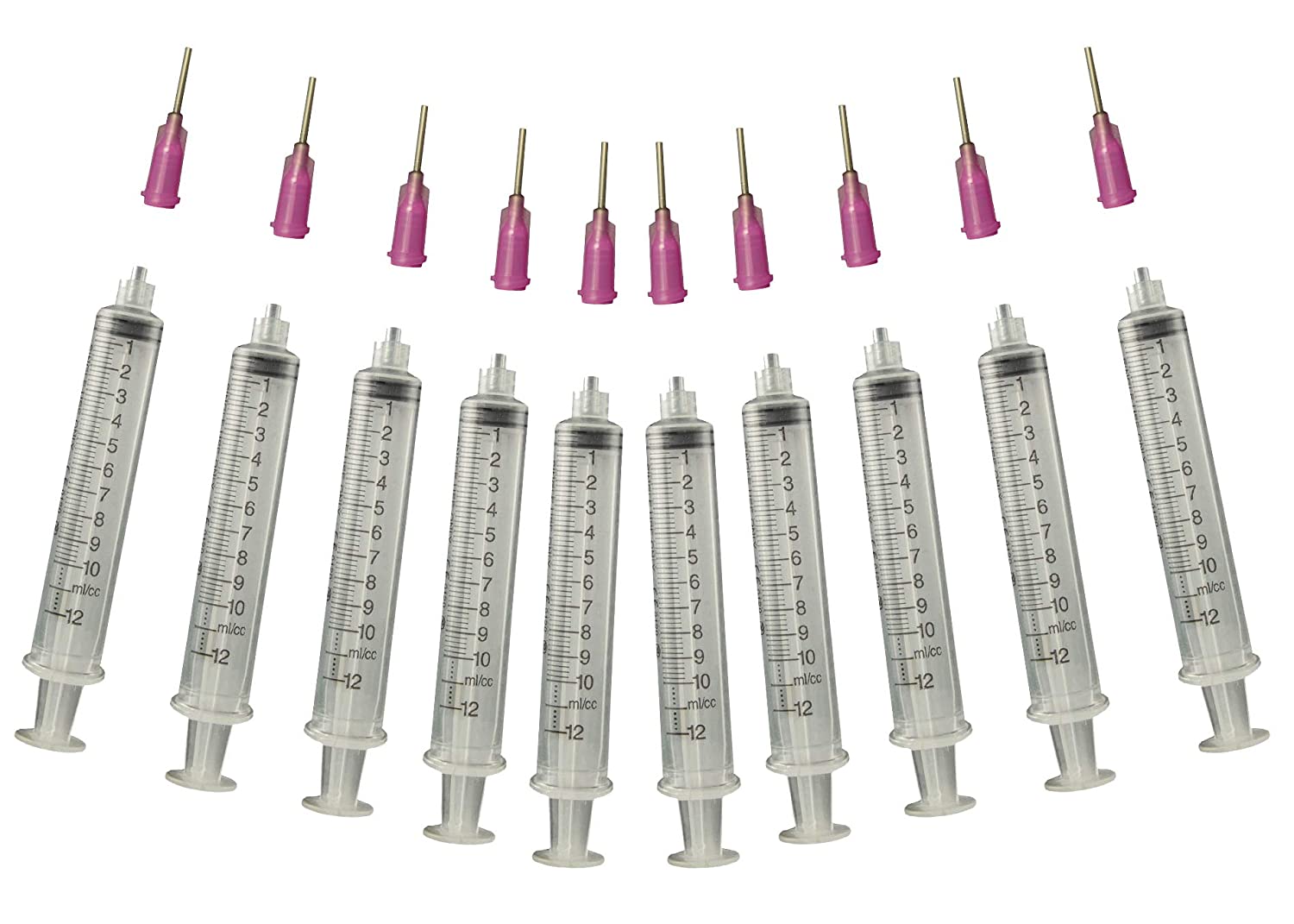 Glue Applicator Syringe for Flatback Rhinestones & Hobby Crafts, 10 Ml with 16 - stainless steel