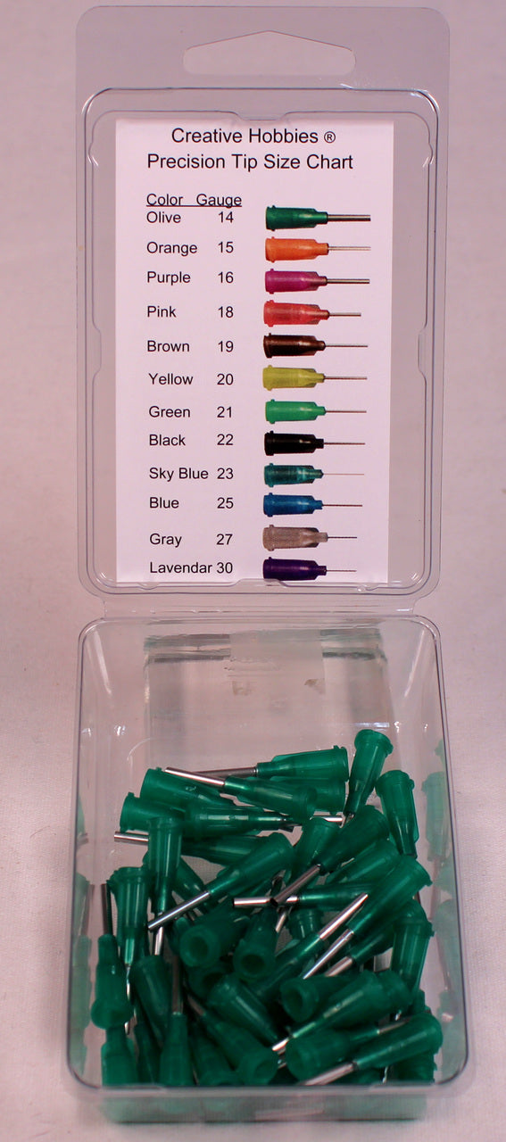 14 Gauge 0.5 Inch, Precision Applicator Dispensing Needle Tips, 50 Pieces - side view