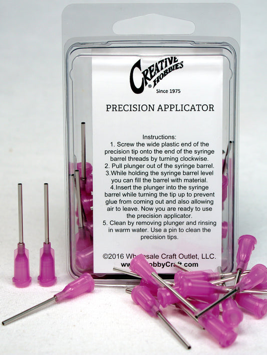 16 Gauge 1.0 Inch, Purple Color, Precision Applicator Dispensing Needle Tips, - stainless steel