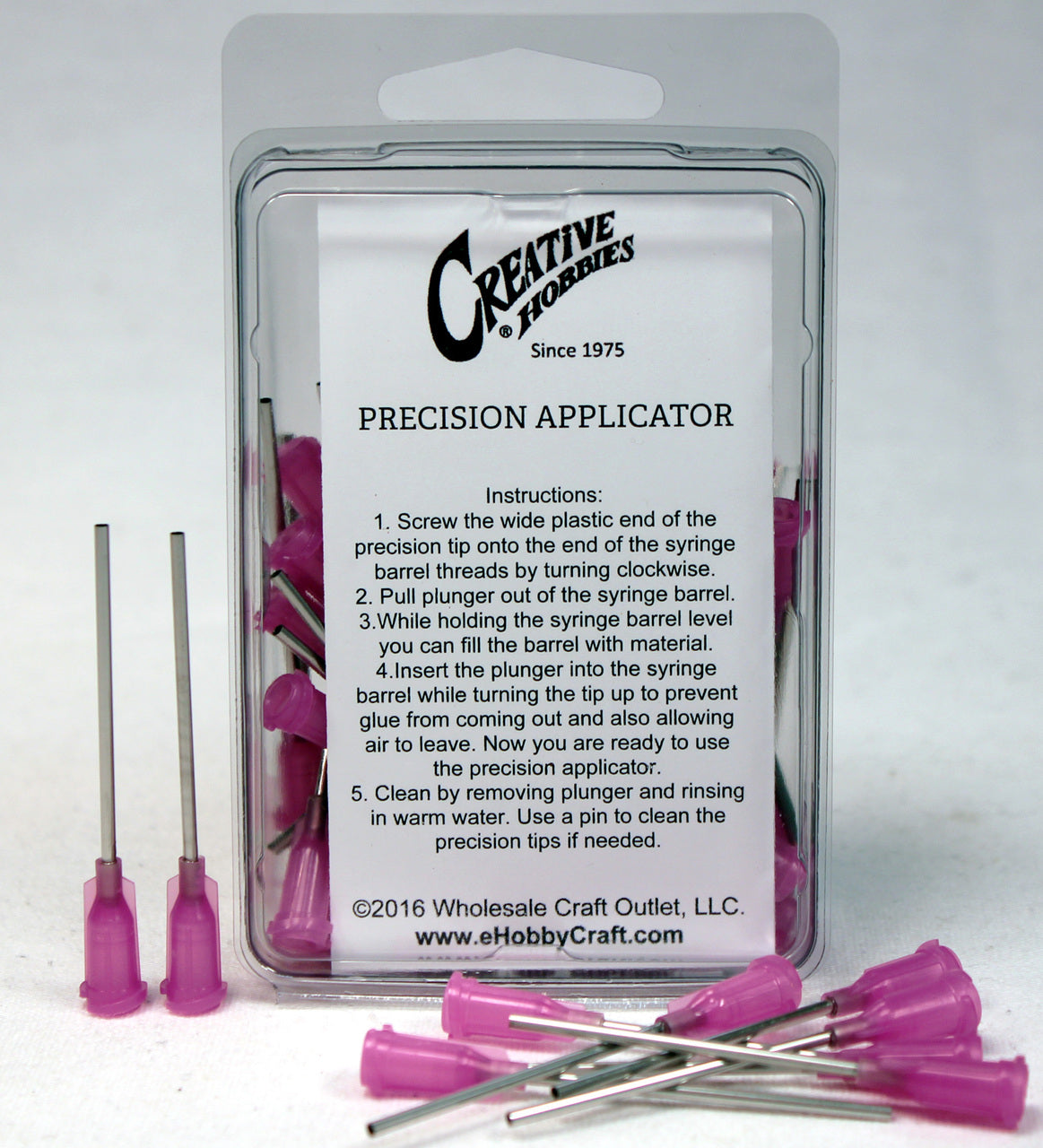 16 Gauge 1.5 Inch, Pink Color, Precision Applicator Dispensing Needle Tips, 50 - stainless steel