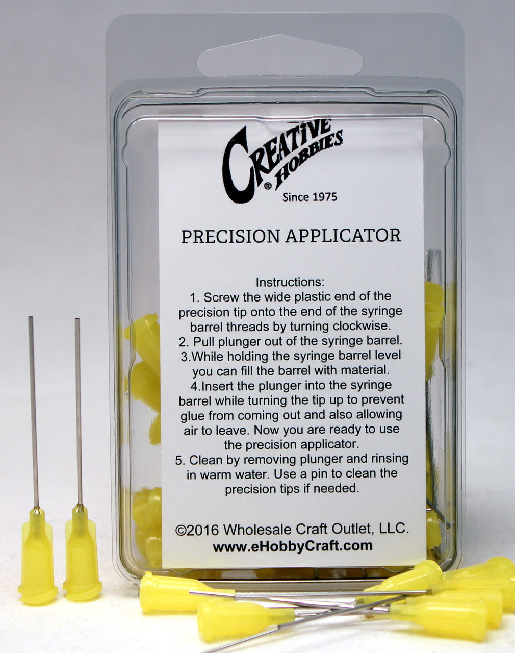 20 Gauge 1.5 Inch, Yellow Color, Precision Applicator Dispensing Needle Tips, - stainless steel