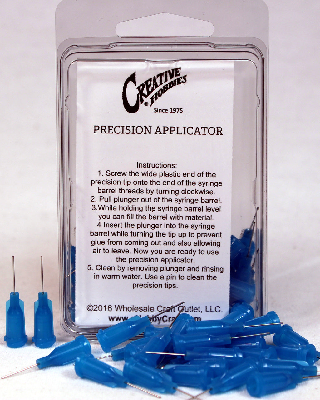 25 Gauge 0.5 Inch, Blue Color, Precision Applicator Dispensing Needle Tips, 50 - stainless steel