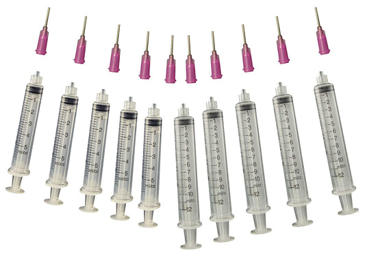 Glue Applicator Syringe for Flatback Rhinestones & Hobby Crafts, Includes 5CC - wood