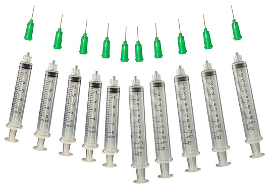 Glue Applicator Syringe for Flatback Rhinestones & Hobby Crafts, Includes 5CC - wood