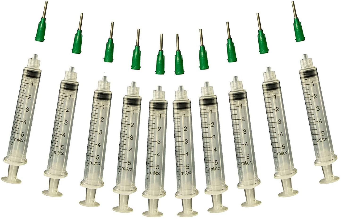 Glue Applicator Syringe for Flatback Rhinestones & Hobby Crafts, 5 Ml with 14 - stainless steel