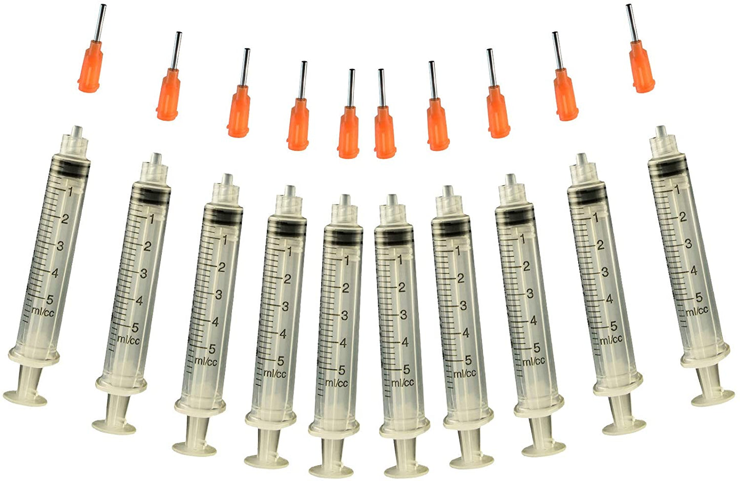 Glue Applicator Syringe for Flatback Rhinestones & Hobby Crafts, 5 Ml with 15 - stainless steel