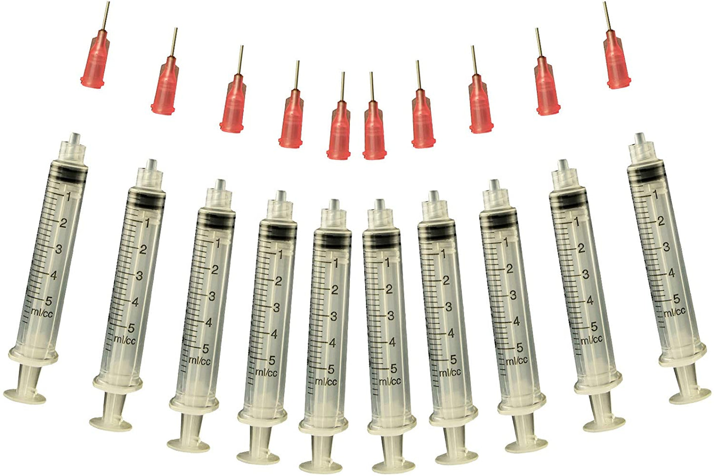 Glue Applicator Syringe for Flatback Rhinestones & Hobby Crafts, 5 Ml with 18 - stainless steel