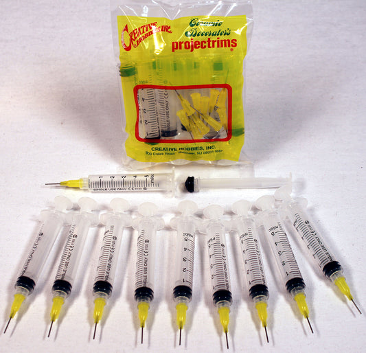 Glue Applicator Syringe for Flatback Rhinestones & Hobby Crafts, 15Ml with 20 - stainless steel