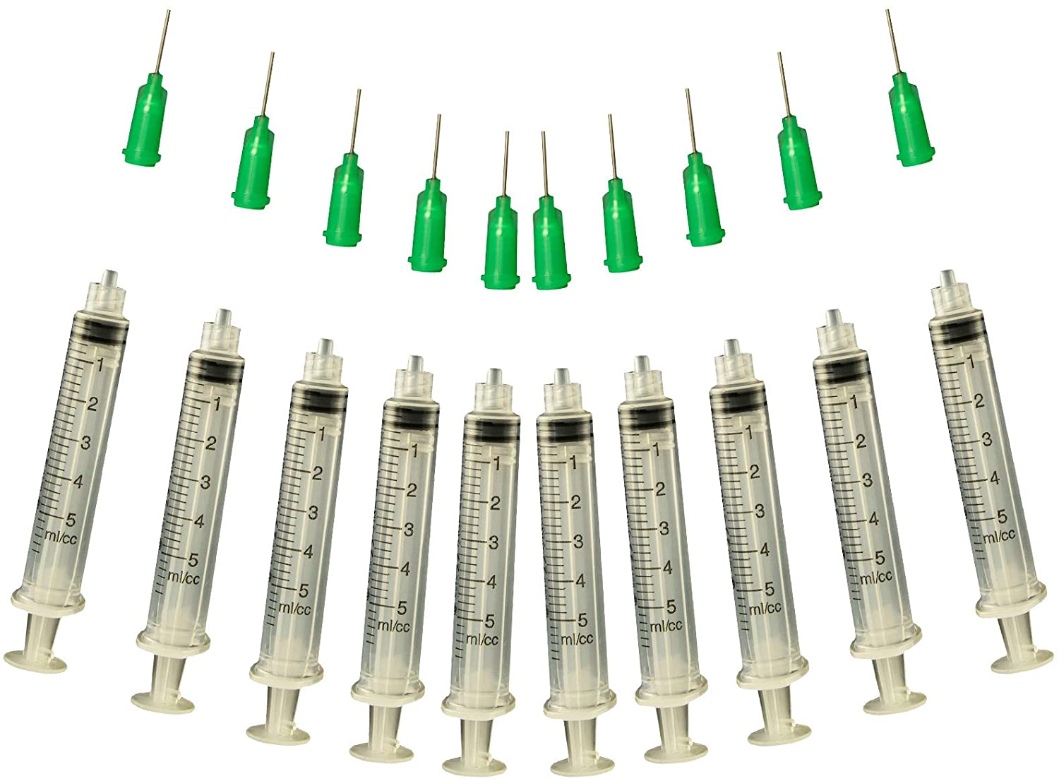 Glue Applicator Syringe for Flatback Rhinestones & Hobby Crafts, 5 Ml with 21 - stainless steel